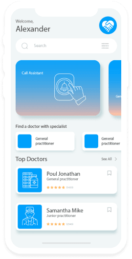 ElderlyCare mobile view
